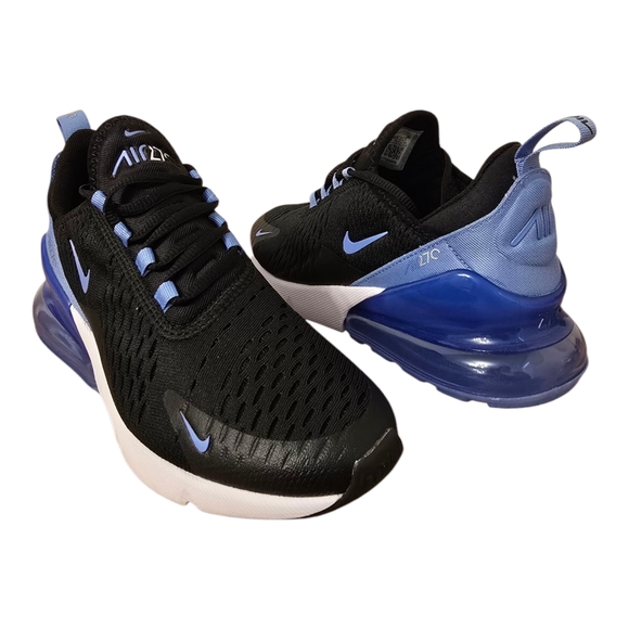 Nike Air Max 270 Women’s Size 6.5 Black Royal Pulse AH6789-015 Running Shoes - Picture 4 of 12